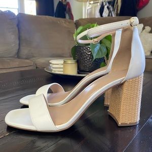 Raffia Basketweave Caital Sandal